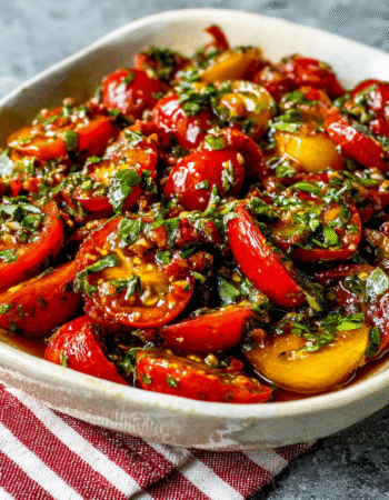 Homemade Tomato Herb Salad