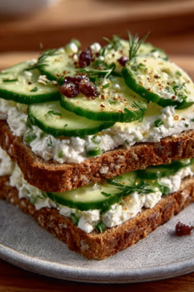 Ina Garten–style Cucumber Sandwich