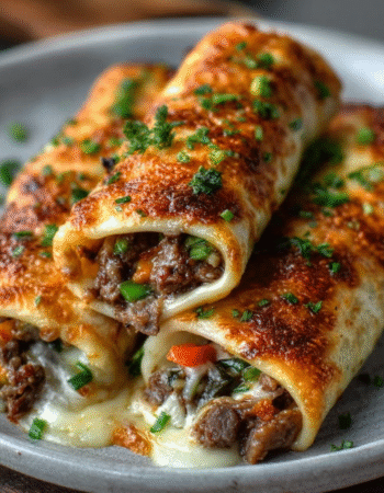 Keto Philly Cheesesteak Roll Ups