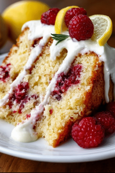 Lemon Raspberry Cake