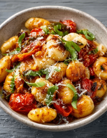 Mediterranean Gnocchi with Fresh Tomatoes