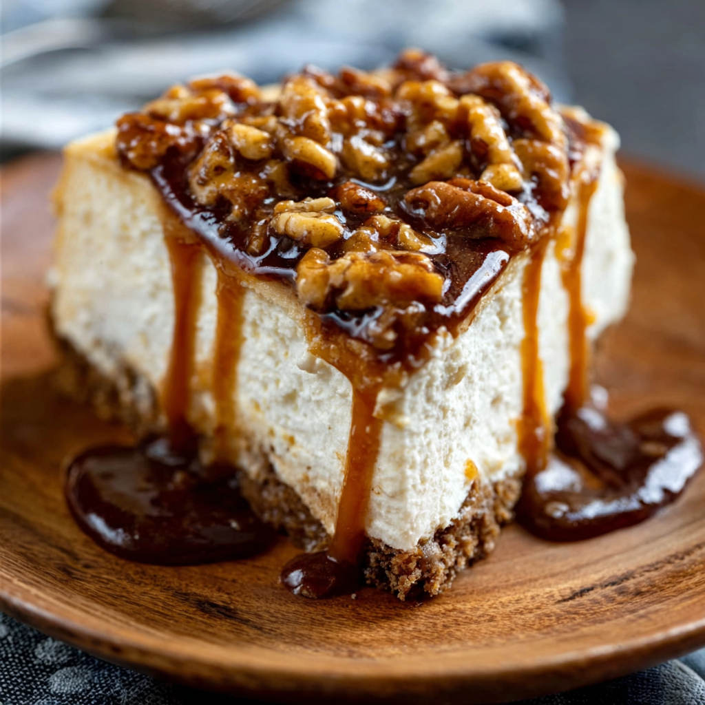 No-Bake Maple Bourbon Cheesecake