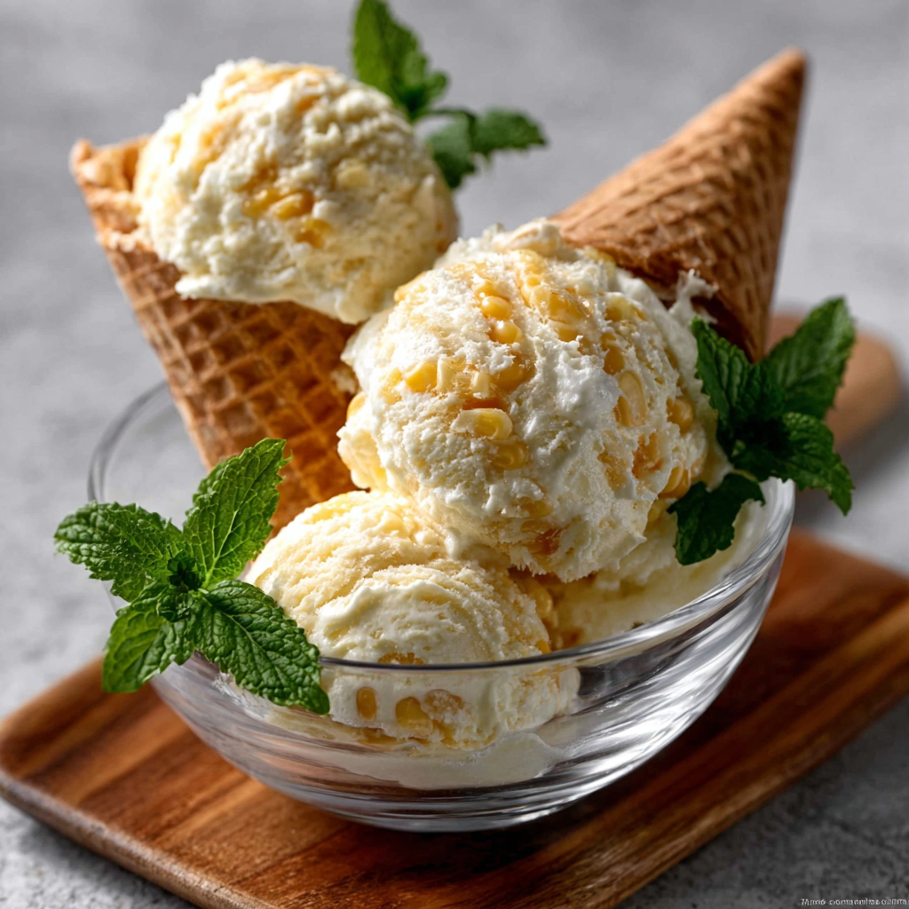 No‑Churn Corn Ice Cream