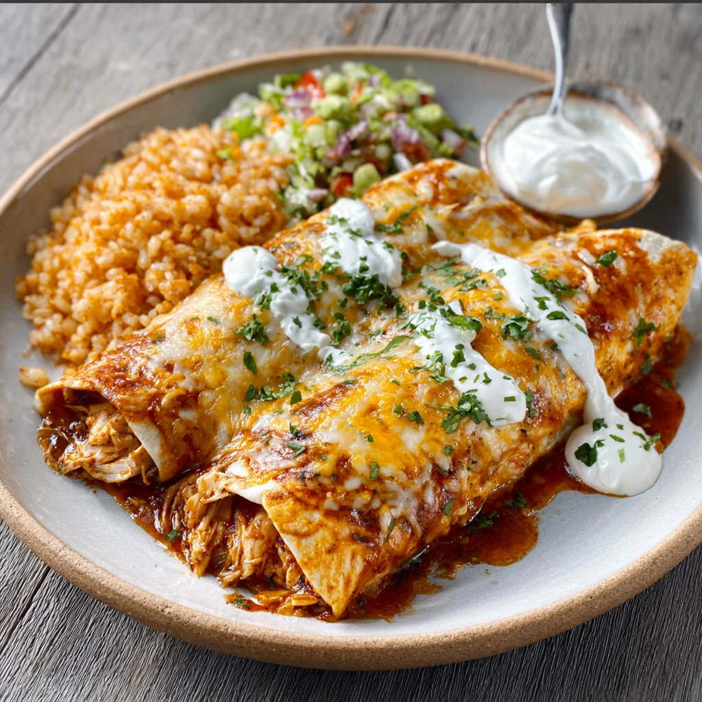 Rotisserie Chicken Enchiladas
