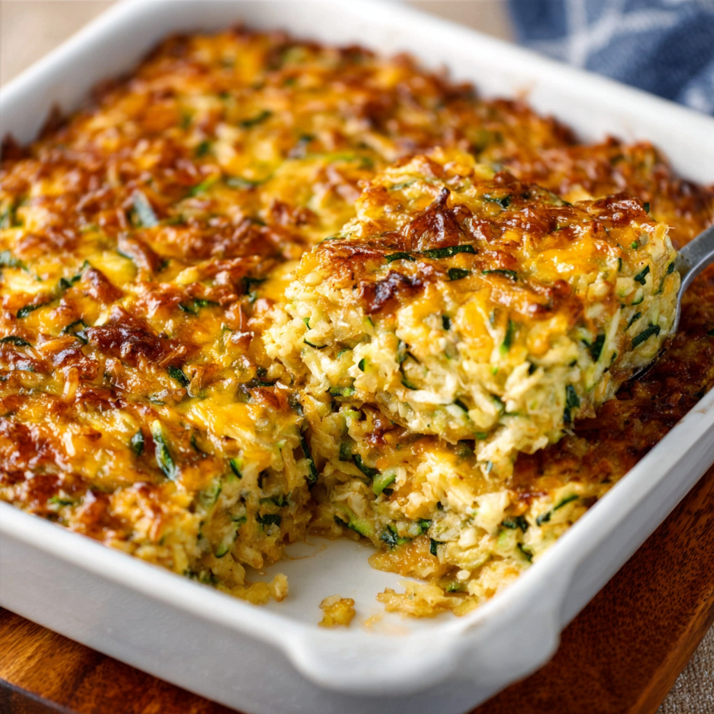 Shredded Zucchini Casserole