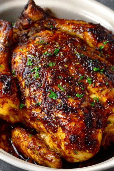 Slow Cooker Rotisserie Chicken