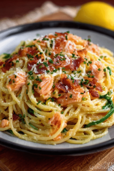 Smoked Salmon Carbonara