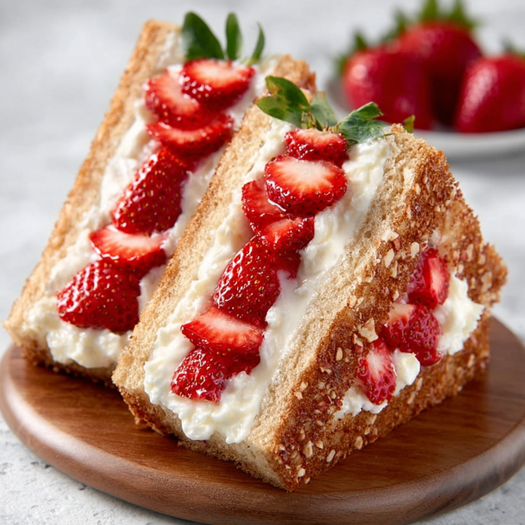 Strawberries & Cream Sando