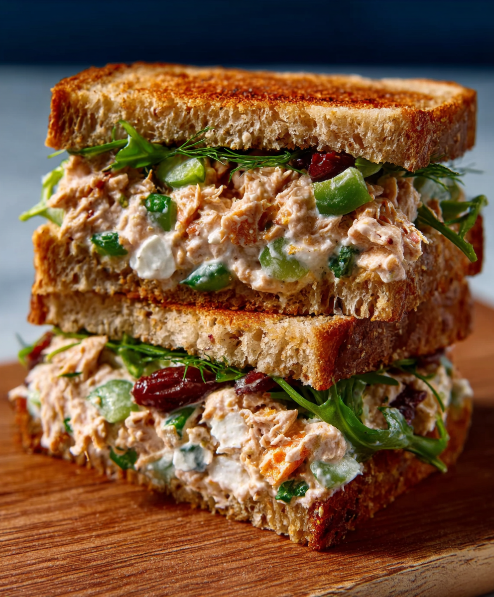 Tuna & Labneh Salad Sandwich