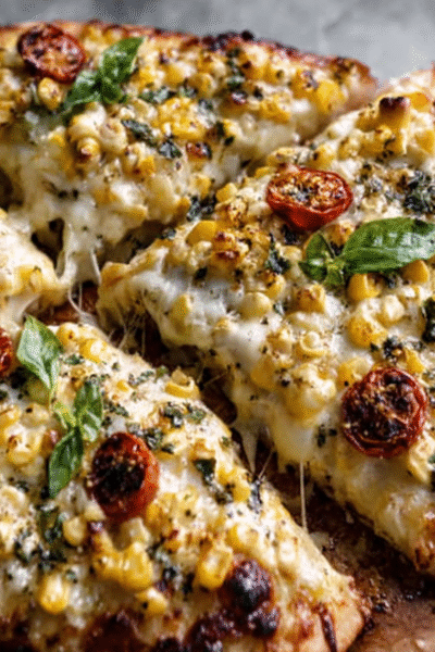 White Corn Pizza