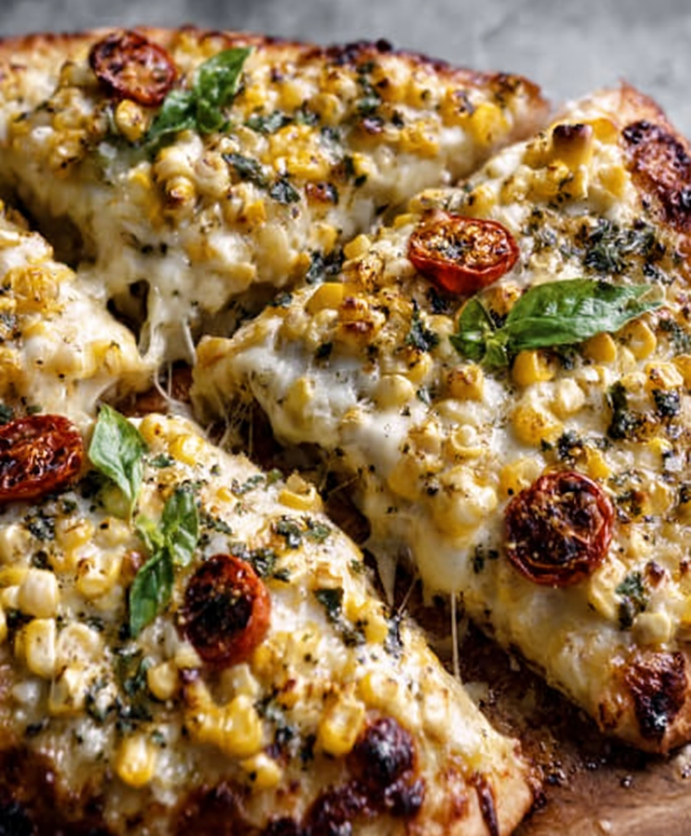 White Corn Pizza