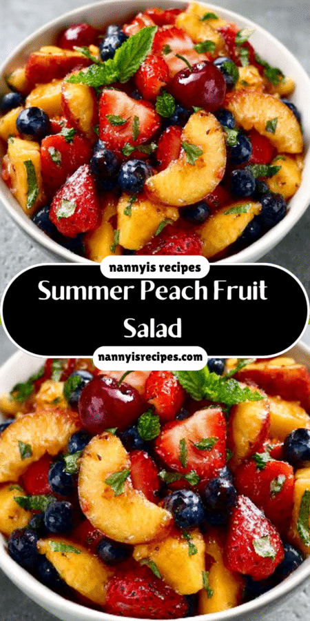 #1 Super Summer Peach Fruit Salad: Refreshing Recipe You’ll Love! 7 Peach Fruit Salad