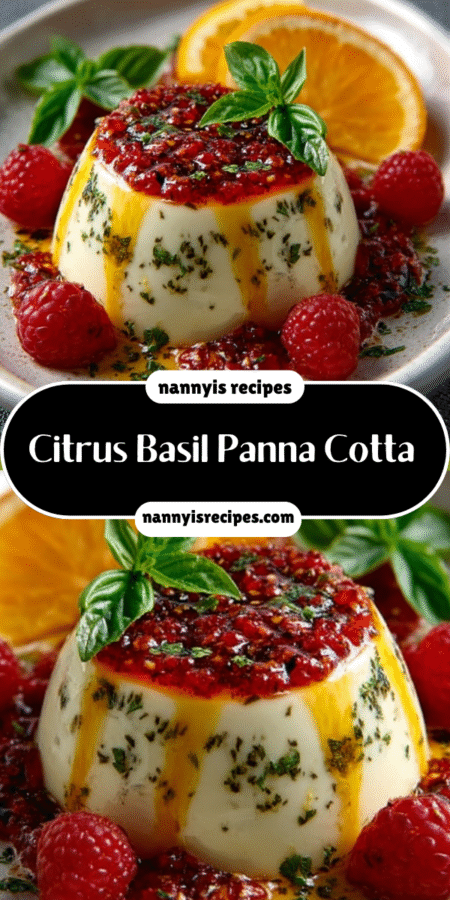 #1 Citrus Basil Panna Cotta: A Refreshing Dessert Delight! 7 1 7