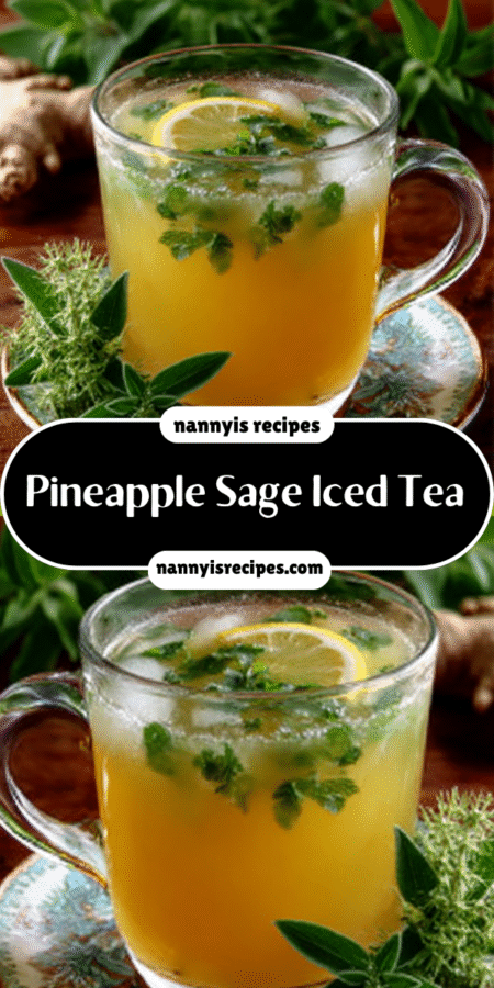 Pineapple Sage Iced Tea: Refreshing Flavor You’ll Love! 4 15 7