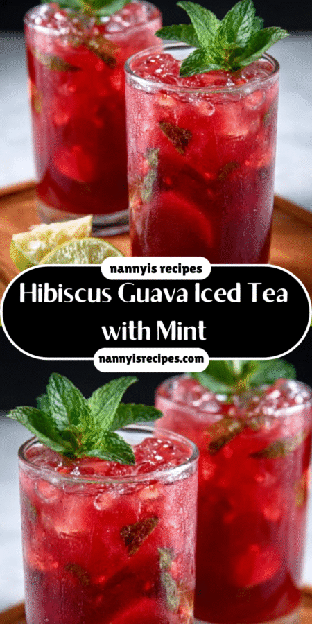 #1 Best Hibiscus Guava Iced Tea with Mint: Refresh Your Day! 6 Iced Tea