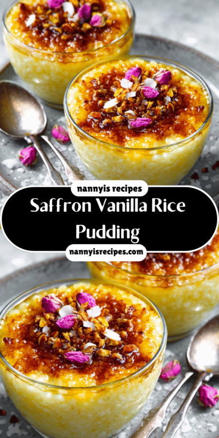 Saffron Vanilla Rice Pudding: A Creamy Delight Awaits! 5 17 5