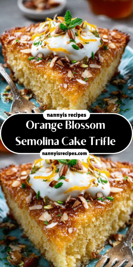 #1 Orange Blossom Semolina Cake Trifle: A Delightful Treat! 6 Semolina Cake