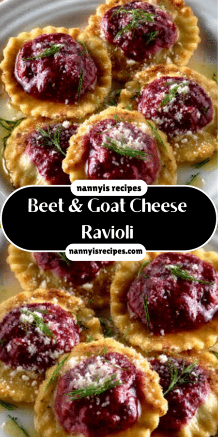 #1Beet & Goat Cheese Ravioli: A Flavorful Homemade Delight 4 19 5