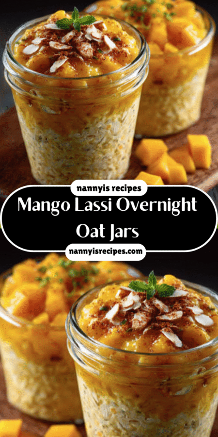 Mango Lassi Overnight Oat Jars: A Delicious Breakfast Joy! 6 Mango Lassi Overnight Oat Jars