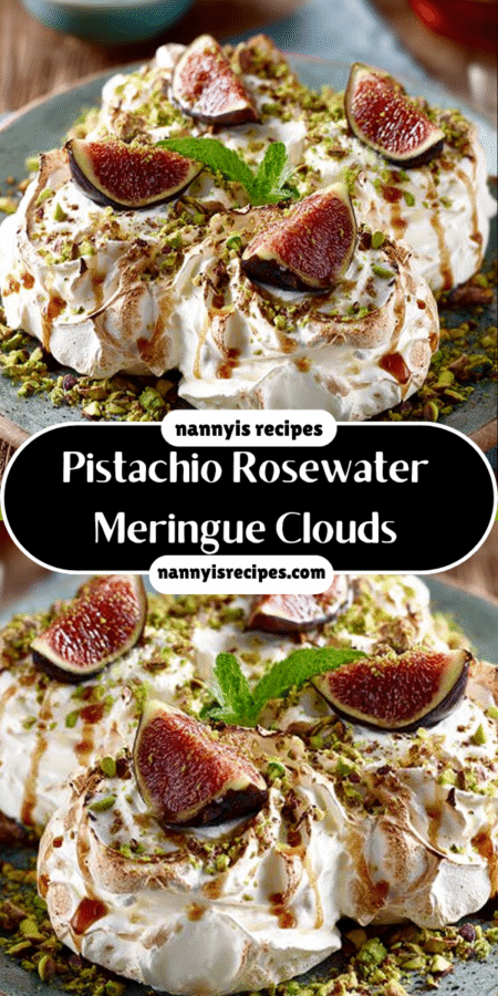 #1 Pistachio Rosewater Meringue Clouds: Delightful & Light! 6 Pistachio Rosewater Meringue Clouds