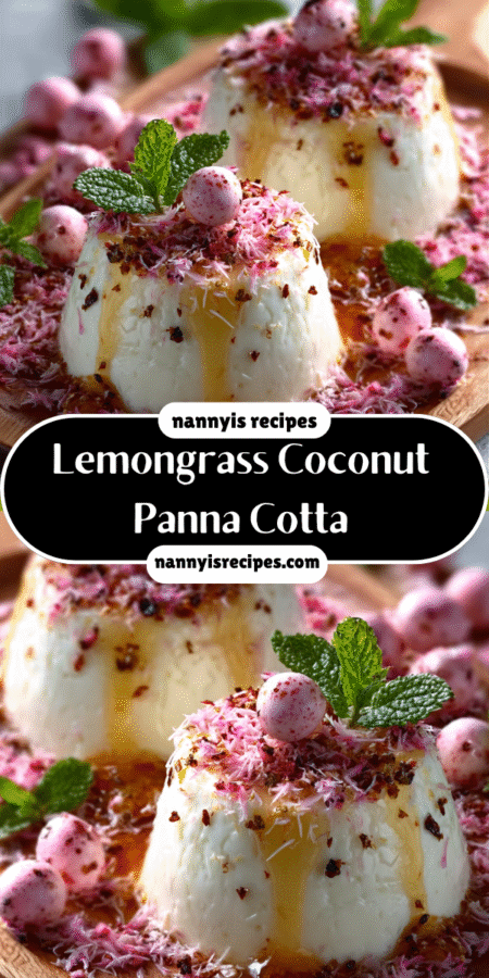Lemongrass Coconut Panna Cotta: A Creamy Delight Awaits! 4 23 4