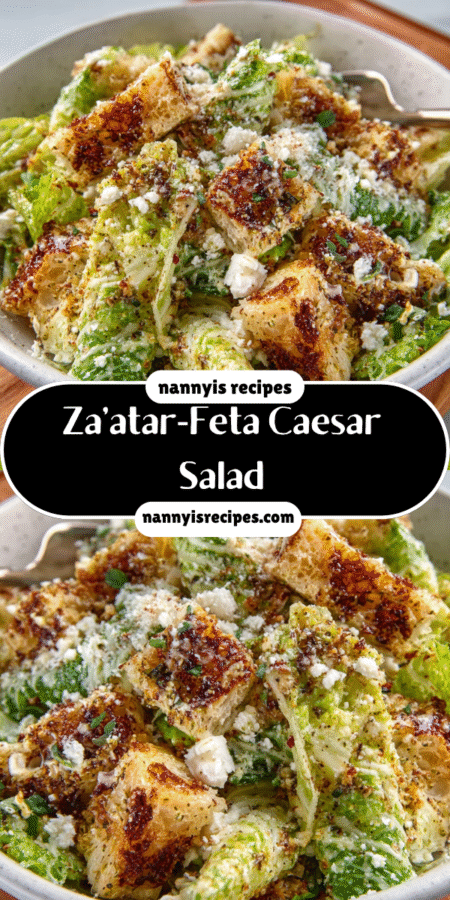 #1 Za’atar-Feta Caesar Salad: A Delicious Twist Awaiting You! 7 Za’atar-Feta Caesar Salad: