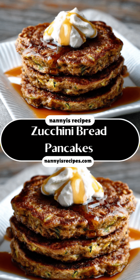 Zucchini Bread Pancakes