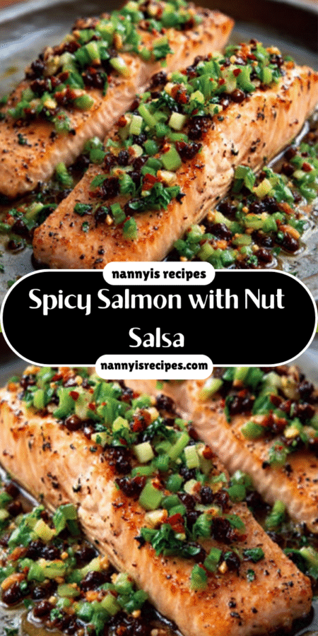 Spicy Salmon Nut Salsa