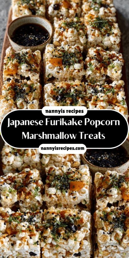 Japanese Furikake Popcorn Marshmallow Treats Delight You! 6 Furikake Popcorn Marshmallow