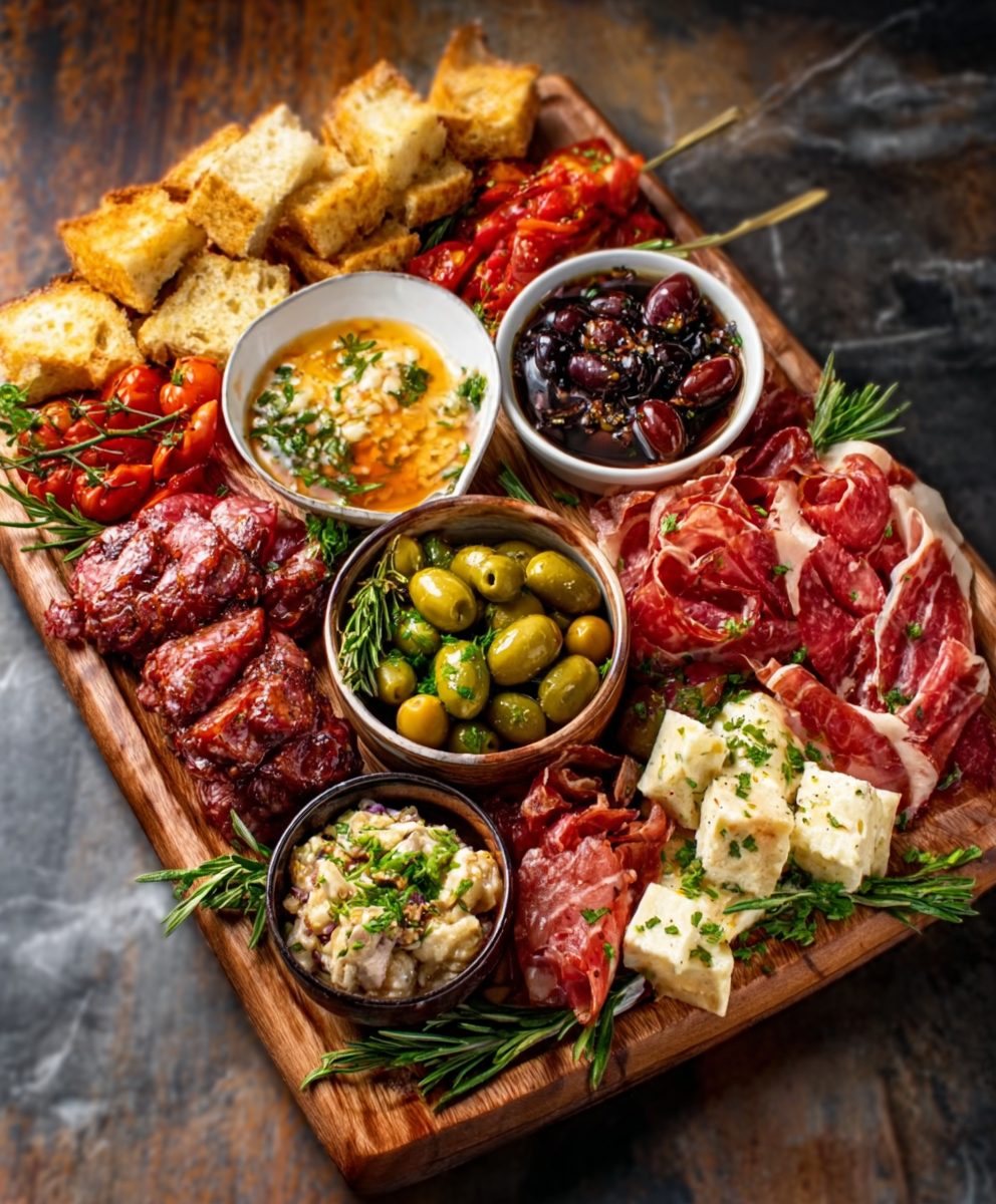 Antipasti Platter (elegant picnic style)