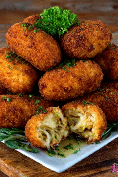 Artichoke and Parmesan Croquettes