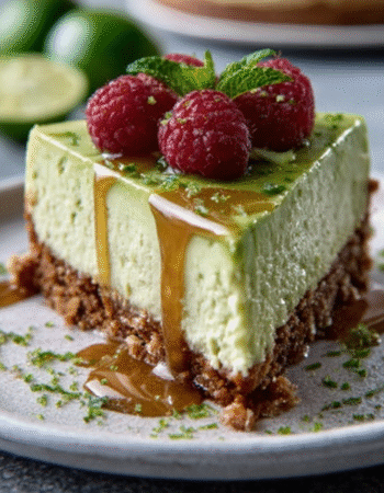 Avocado Lime Cheesecake