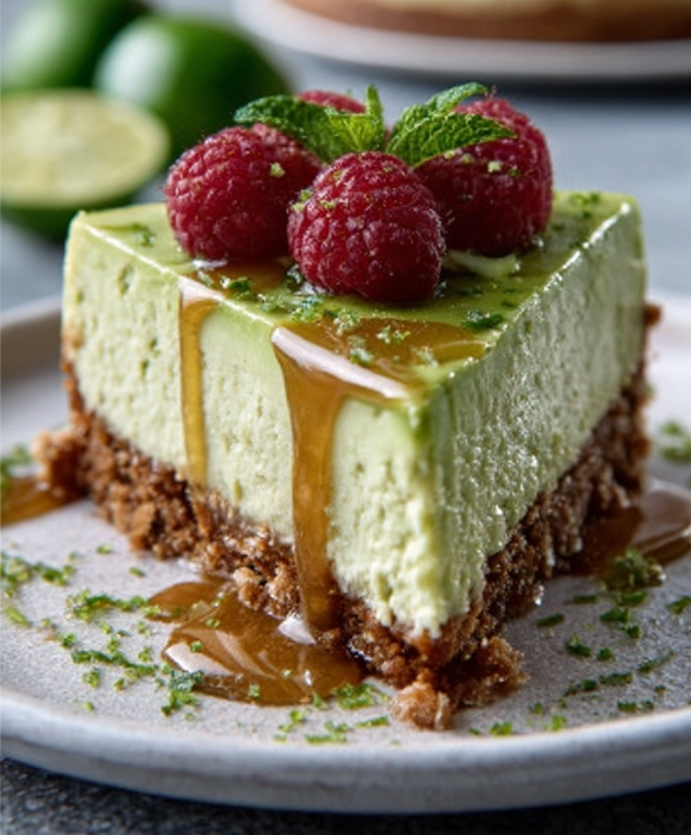 Avocado Lime Cheesecake