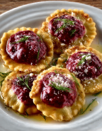 Beet & Goat Cheese Ravioli