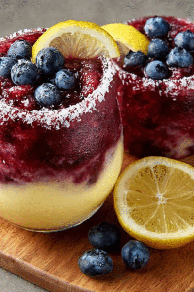 Blueberry Lemon Drop Slushies