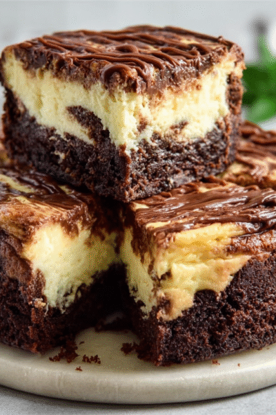 Brownie Cheesecake Cake