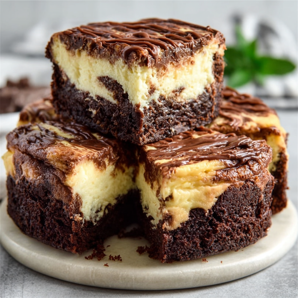 Brownie Cheesecake Cake