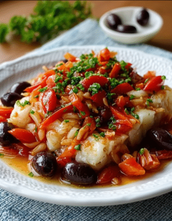 Catalan-Style Salted Cod Salad with Tomato and Olives (Esqueixada)