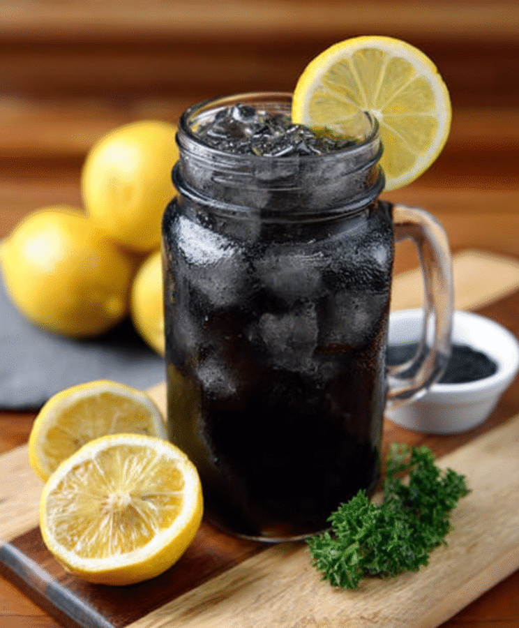 #1 Super Charcoal Black Lemonade: Refreshing & Healthy Recipe! 5 Charcoal Black Lemonade (Activated Charcoal)