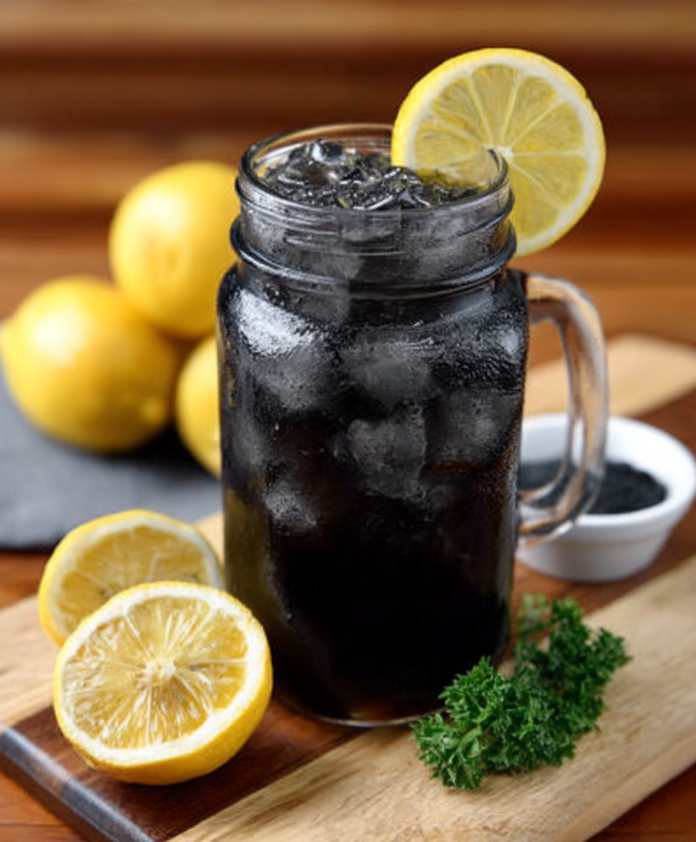 Charcoal Black Lemonade (Activated Charcoal)