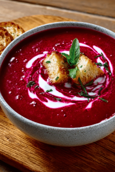 Chilled Beet and Yogurt Soup
