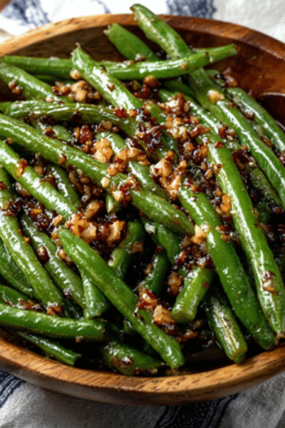 Chinese Garlic Green Beans