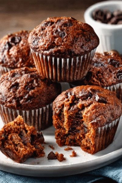 Chocolate-Date Bran Muffins