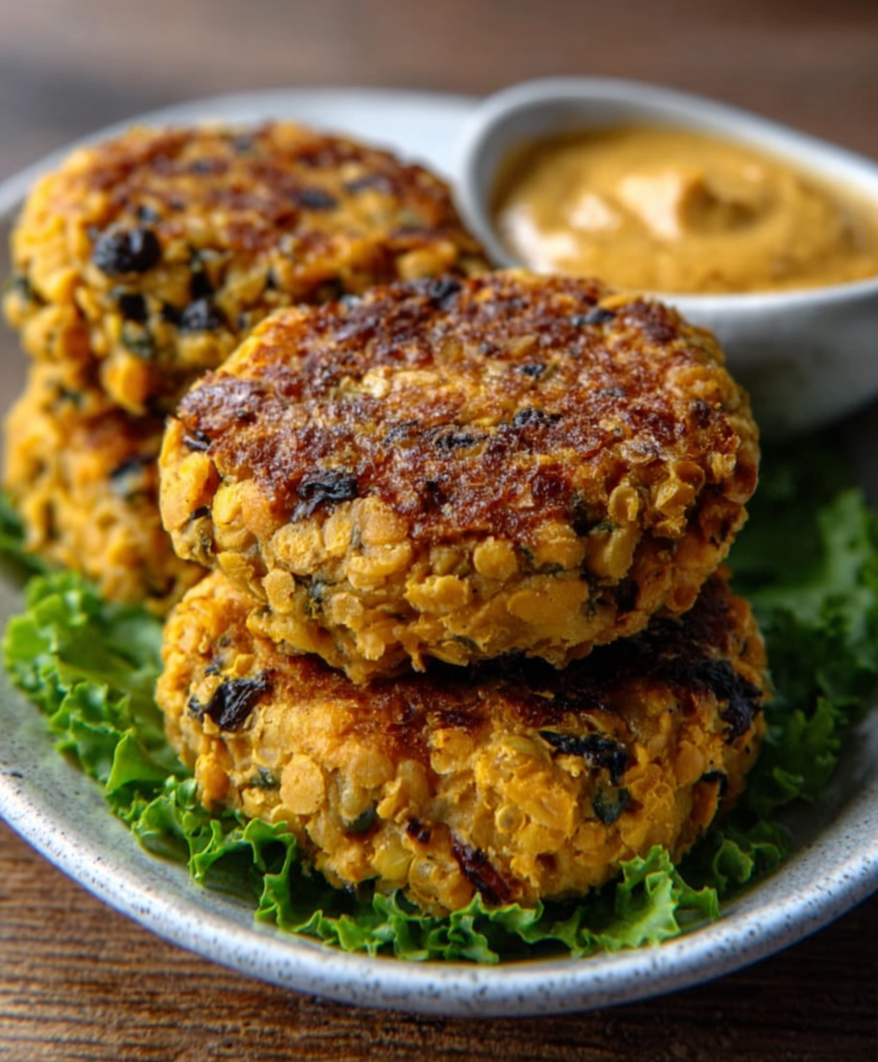 Coconut Curry Lentil Patties
