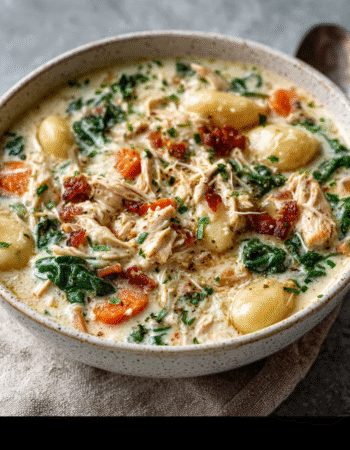 Creamy Crockpot Chicken Gnocchi Soup