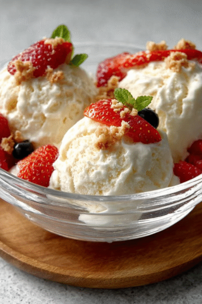 Easy Frozen Greek Yogurt