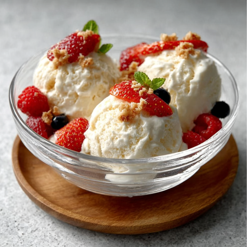 Easy Frozen Greek Yogurt