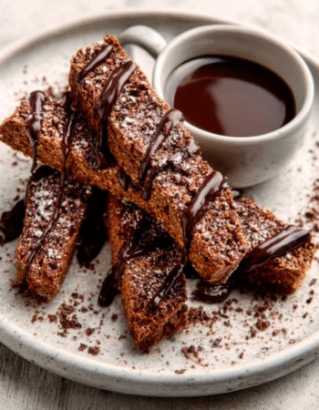 Espresso Cardamom Chocolate Biscotti