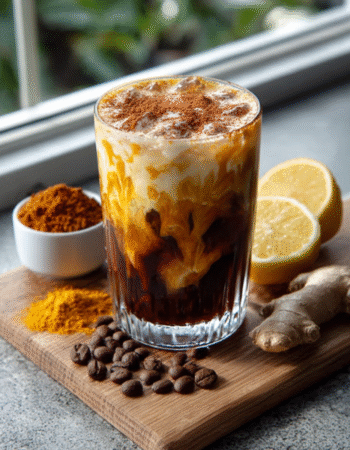 Ginger Turmeric Cold-Brew Latte
