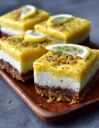 Ginger Turmeric Lemon Bars